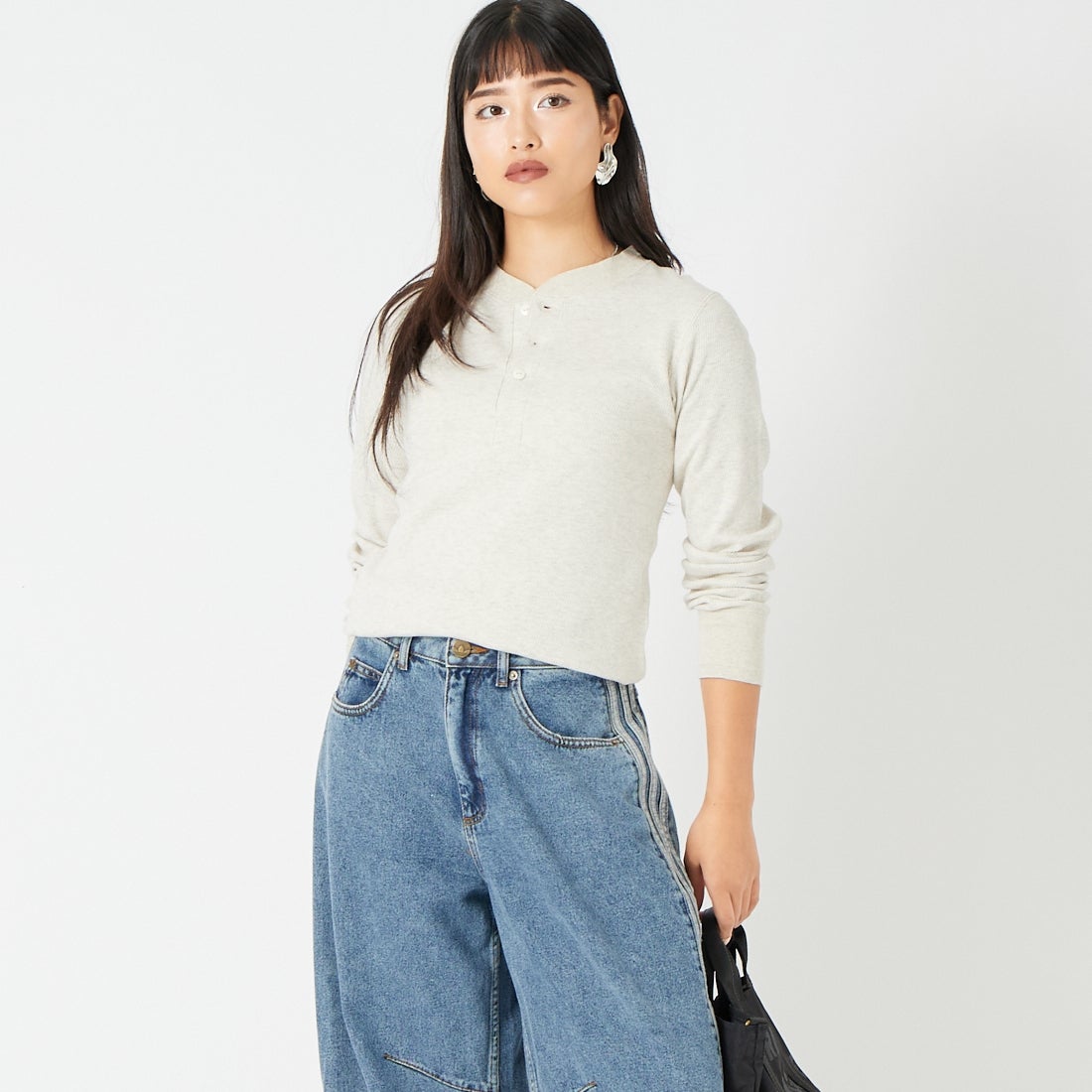 OATMEAL&&モデル身長：162cm 着用サイズ：M&&