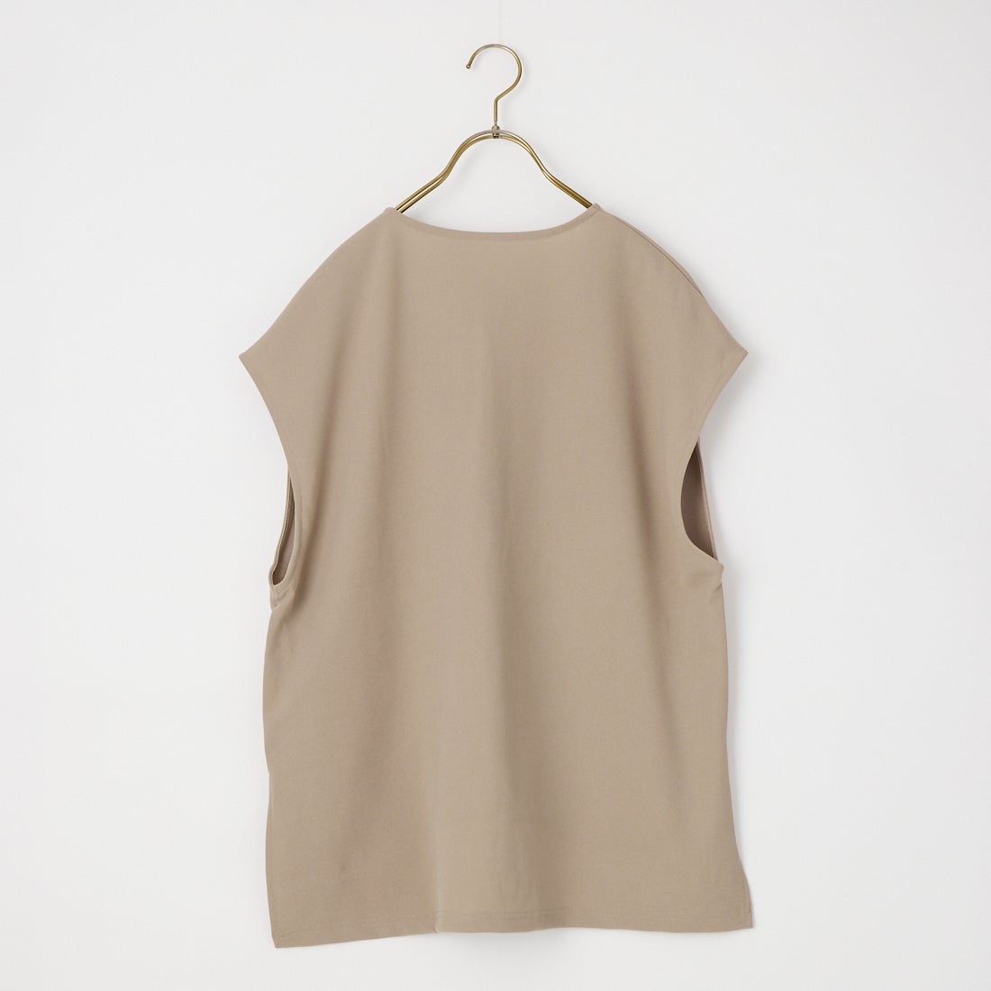 CLOCHE [クロシェ] ジョーゼットVネックベスト [65285634] ﾍﾞｰｼﾞｭ