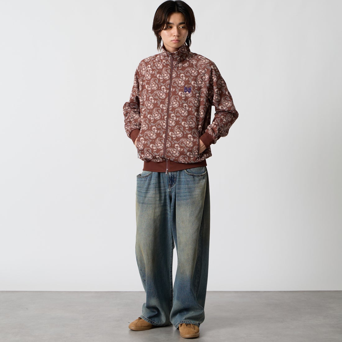 Needles [ニードルズ] トラックジャケット [TY347] E PAISLEY &&モデル身長：177cm 着用サイズ：M&&