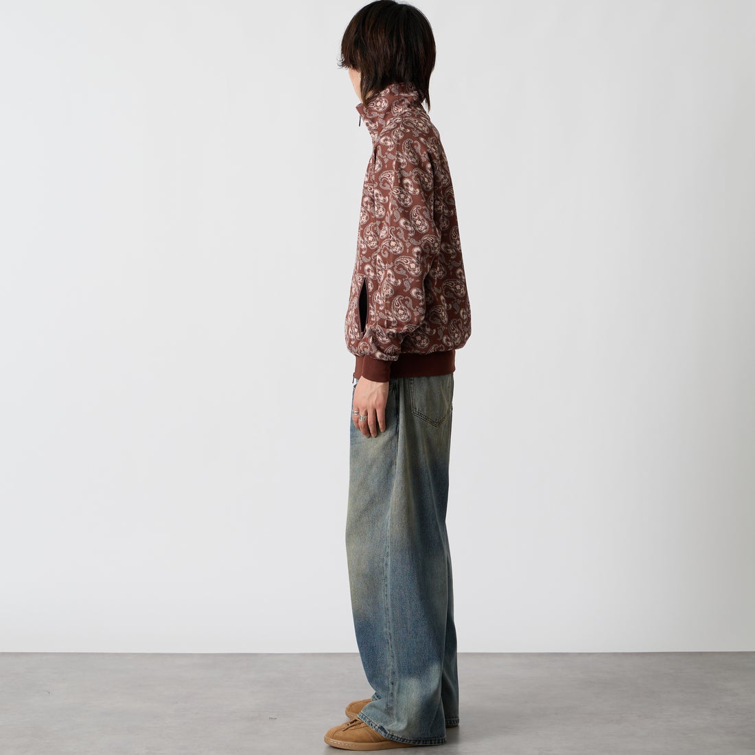 Needles [ニードルズ] トラックジャケット [TY347] E PAISLEY &&モデル身長：177cm 着用サイズ：M&&