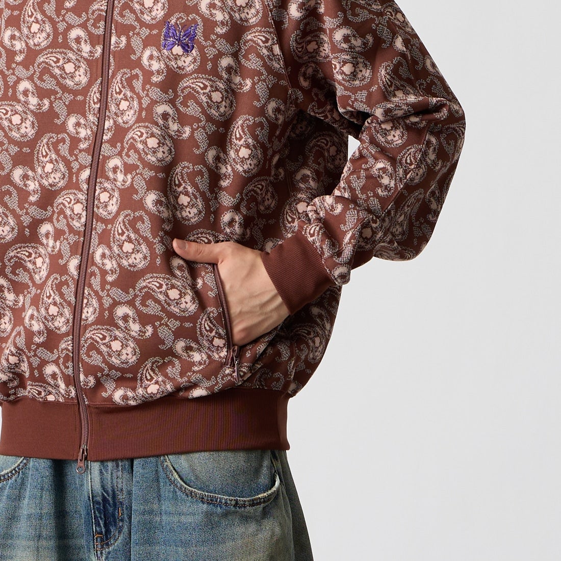Needles [ニードルズ] トラックジャケット [TY347] E PAISLEY &&モデル身長：177cm 着用サイズ：M&&