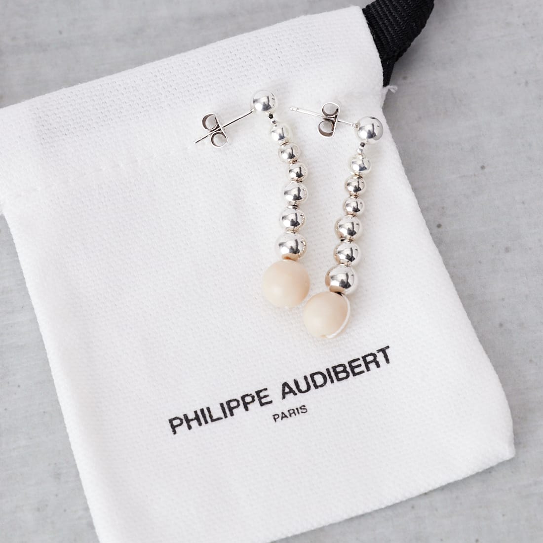 PHILIPPE AUDIBERT [フィリップ オーディベール] BETHEL イヤリング [BO6970] SILVER