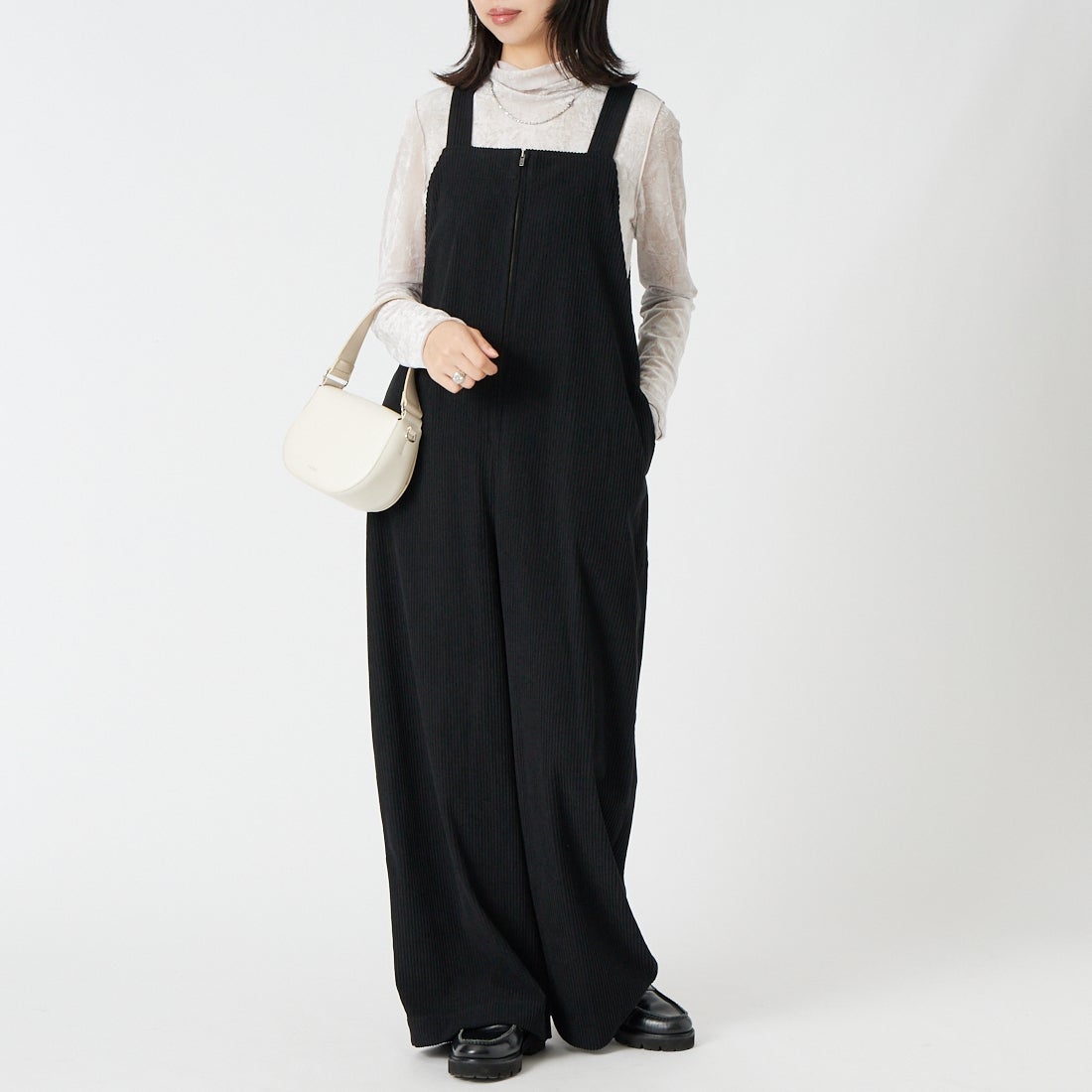 ﾌﾞﾗｯｸ&&モデル身長：162cm 着用サイズ：2&&