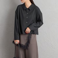 99 BLACK&&モデル身長：156cm 着用サイズ：F&&