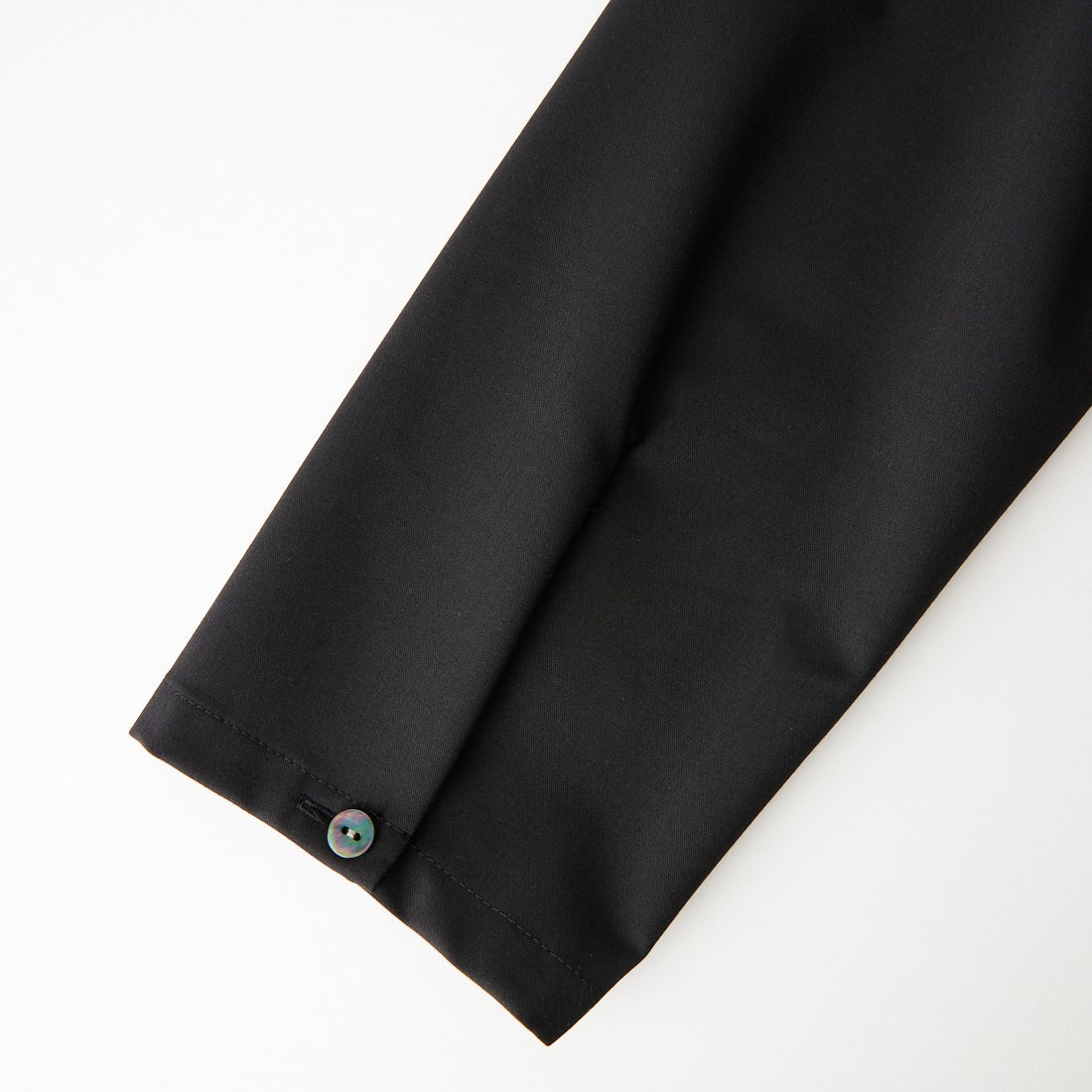 mizuiro ind [ミズイロインド] T/Rワイドシャツ [3-230129] 99 BLACK
