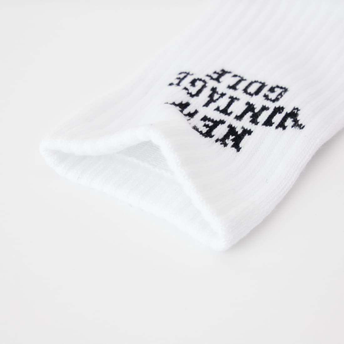 NEW VINTAGE GOLF [ニュービンテージゴルフ] NVG GOT PAR3 ソックス [NVG-0316-3] WHITE