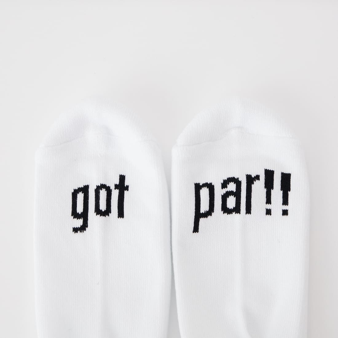 NEW VINTAGE GOLF [ニュービンテージゴルフ] NVG GOT PAR3 ソックス [NVG-0316-3] WHITE