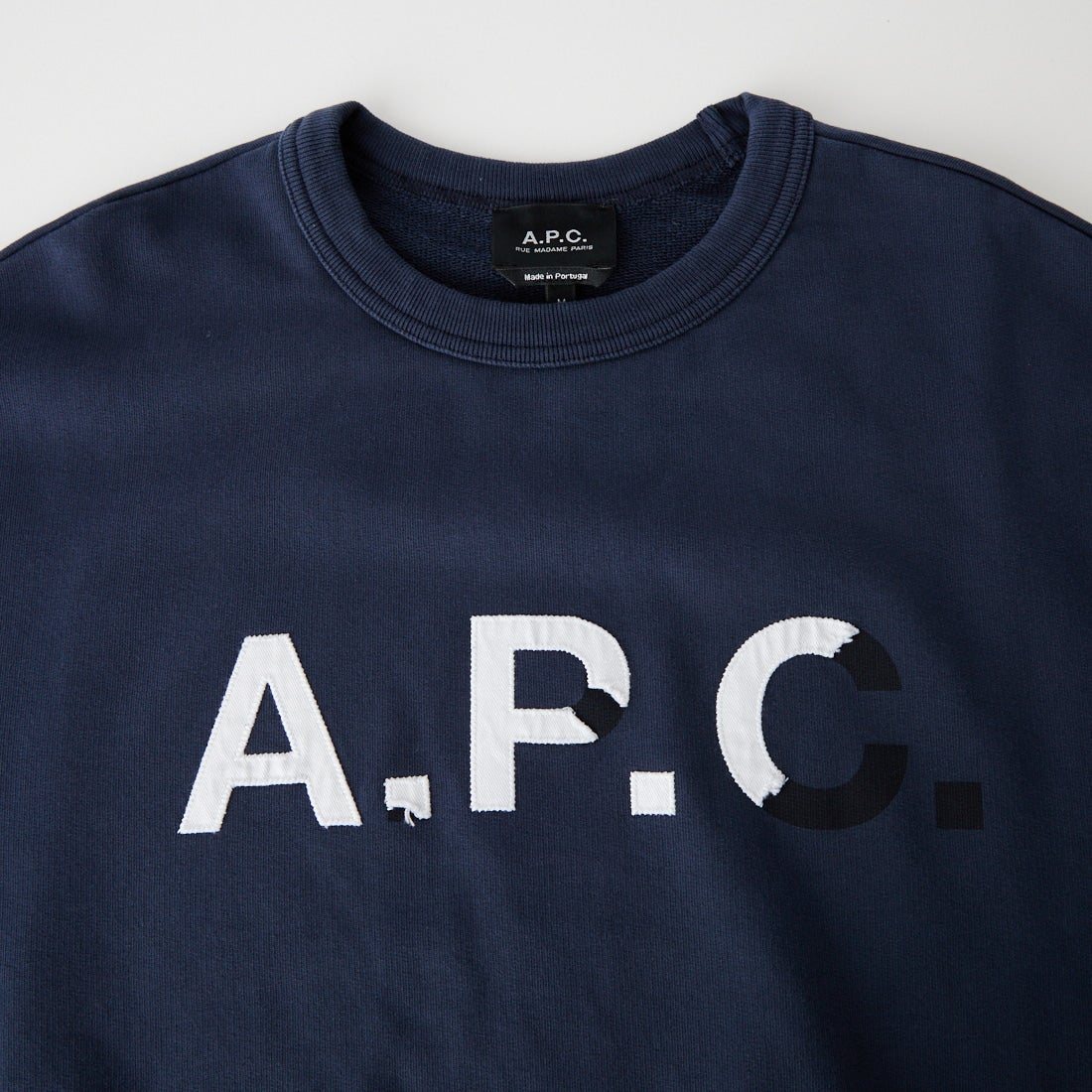 A.P.C. [アー・ペー・セー] ヴィンテージスタイルスウェットシャツ [APC-VINTAGE] 38 MARINE