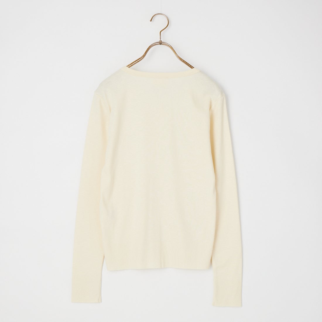 A.P.C. [アー・ペー・セー] APCロゴニットカーディガン [TOP-CORA-JERSEY] 91 ECRU