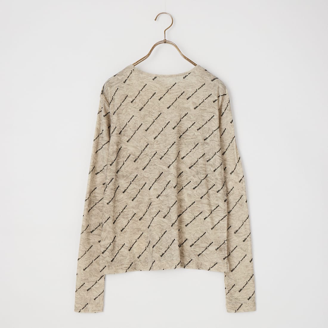 ROTA CANAL [ロタ カナル] フロッキープリントシアートップス [3205-262002] CHARCOAL