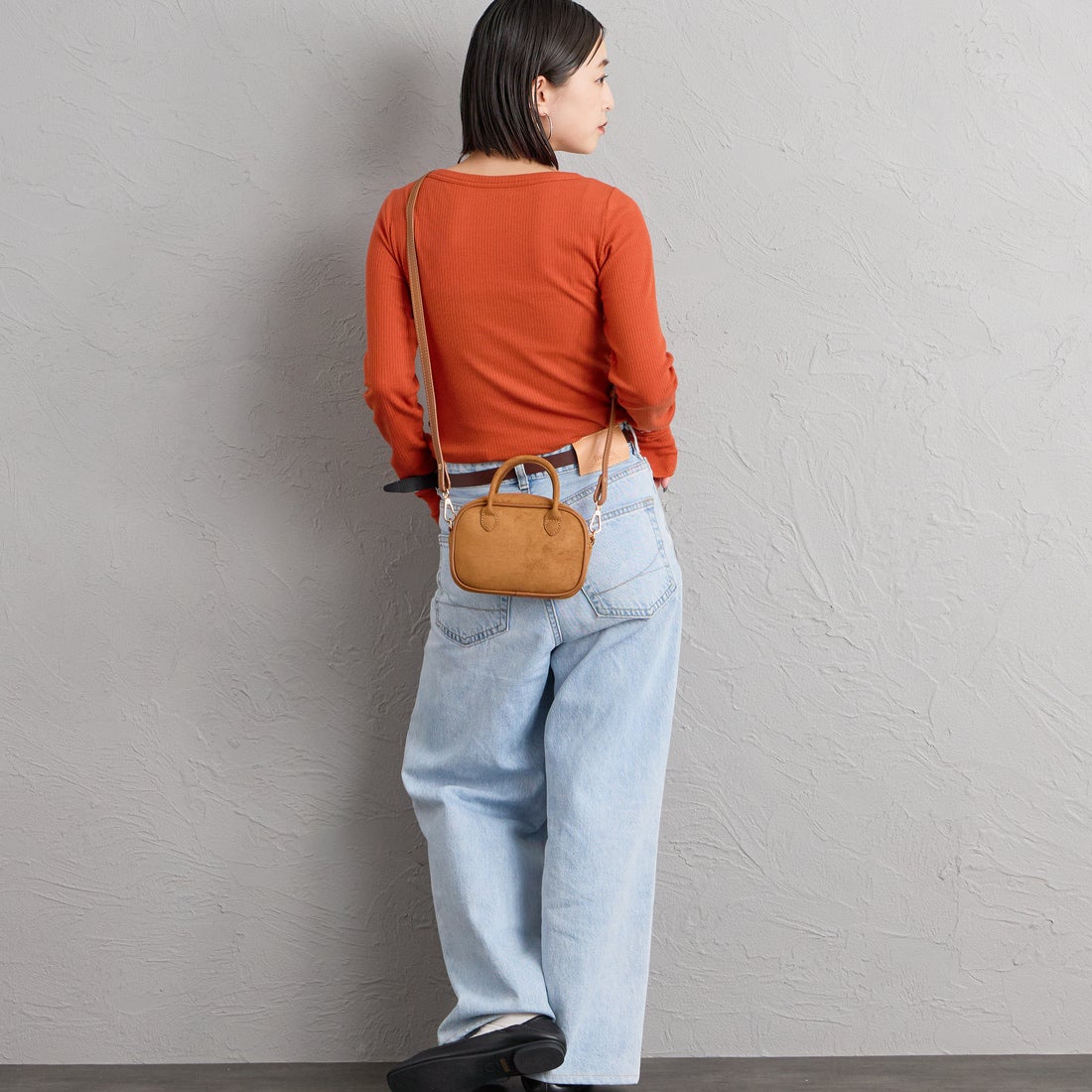 VELETTO [ヴェレット] フェイクスエードショルダーバッグ [CE-24072-SU] CAMEL