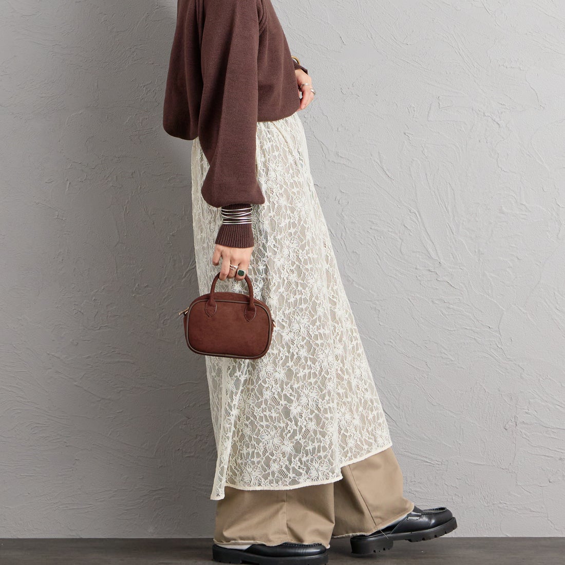 VELETTO [ヴェレット] フェイクスエードショルダーバッグ [CE-24072-SU] DK.BROWN
