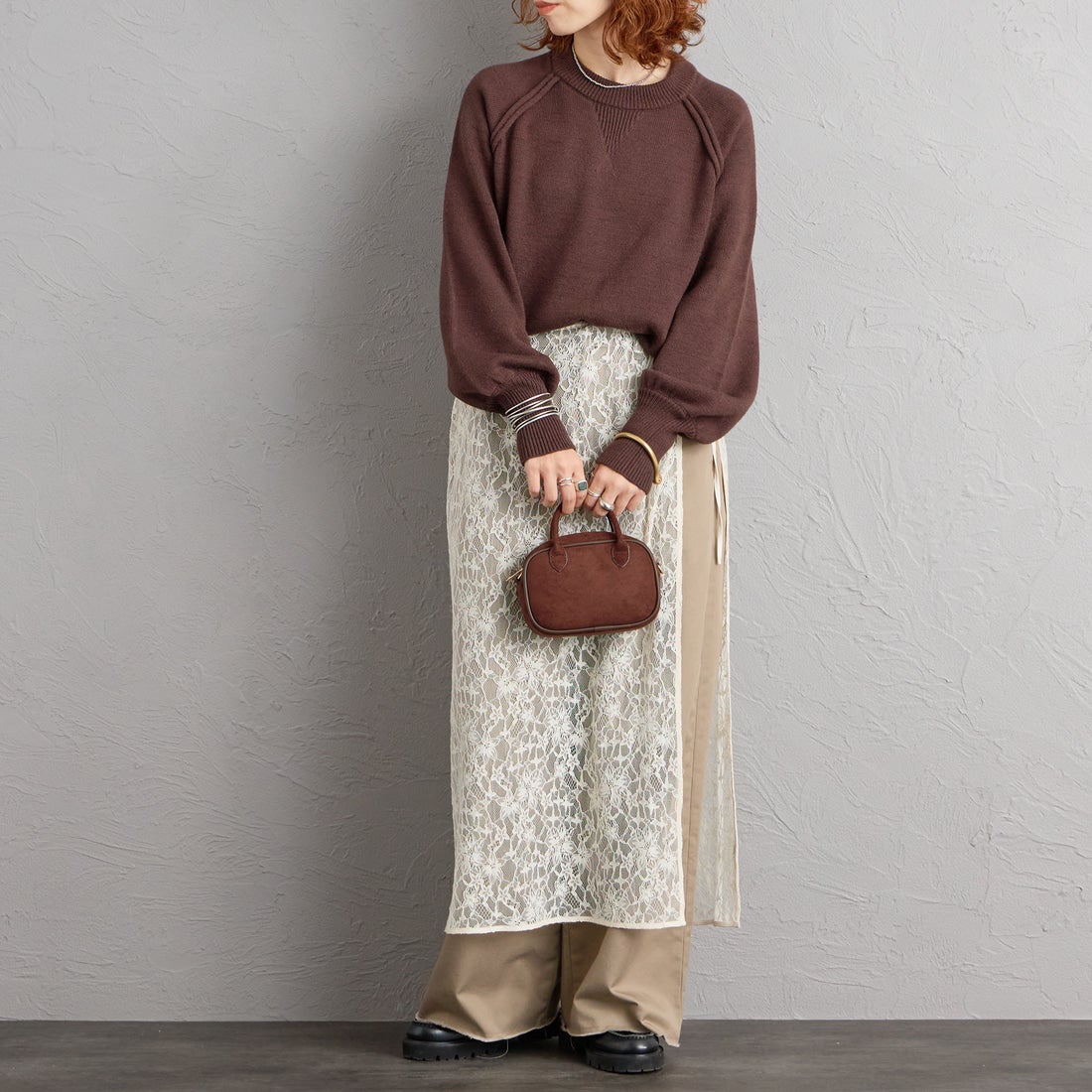 VELETTO [ヴェレット] フェイクスエードショルダーバッグ [CE-24072-SU] DK.BROWN