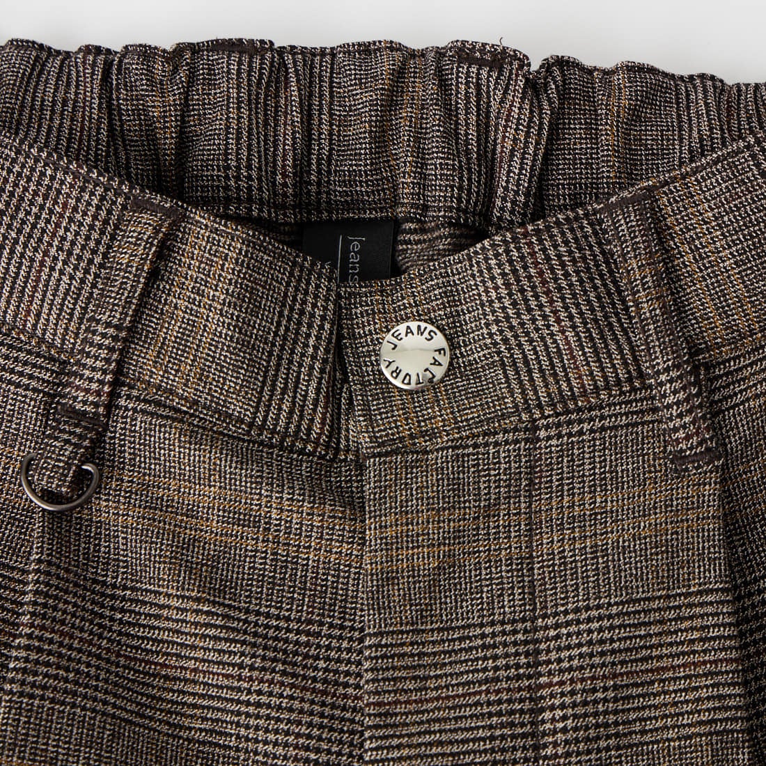 Jeans Factory Clothes [ジーンズファクトリークローズ] ソフトサーモストレッチ1Pイージートラウザー [JFC-263-052] ｸﾞﾚﾝﾁｪｯｸ