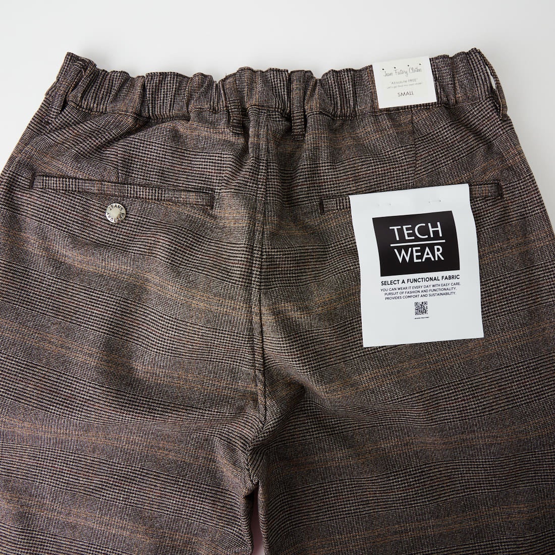 Jeans Factory Clothes [ジーンズファクトリークローズ] ソフトサーモストレッチ1Pイージートラウザー [JFC-263-052] ｸﾞﾚﾝﾁｪｯｸ
