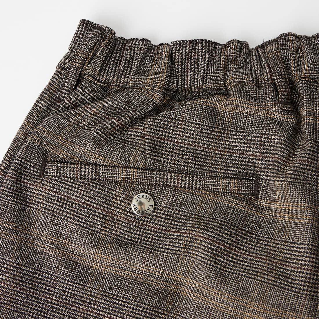 Jeans Factory Clothes [ジーンズファクトリークローズ] ソフトサーモストレッチ1Pイージートラウザー [JFC-263-052] ｸﾞﾚﾝﾁｪｯｸ
