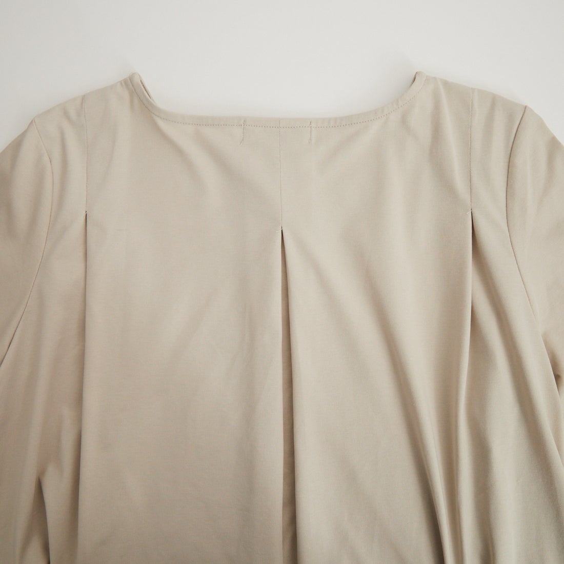 Jf Ready Made [ジェイエフレディメイド] TCシルケット袖タック7分袖Tシャツ [3205102] 810 Lｸﾞﾚｲ