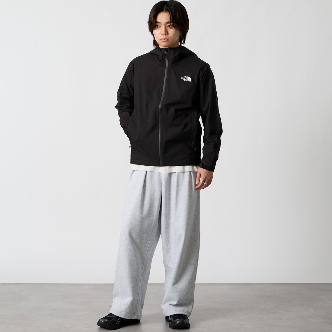 THE NORTH FACE [ザ ノースフェイス] ベンチャージャケット [NP62515] K &&モデル身長：177cm 着用サイズ：M&&