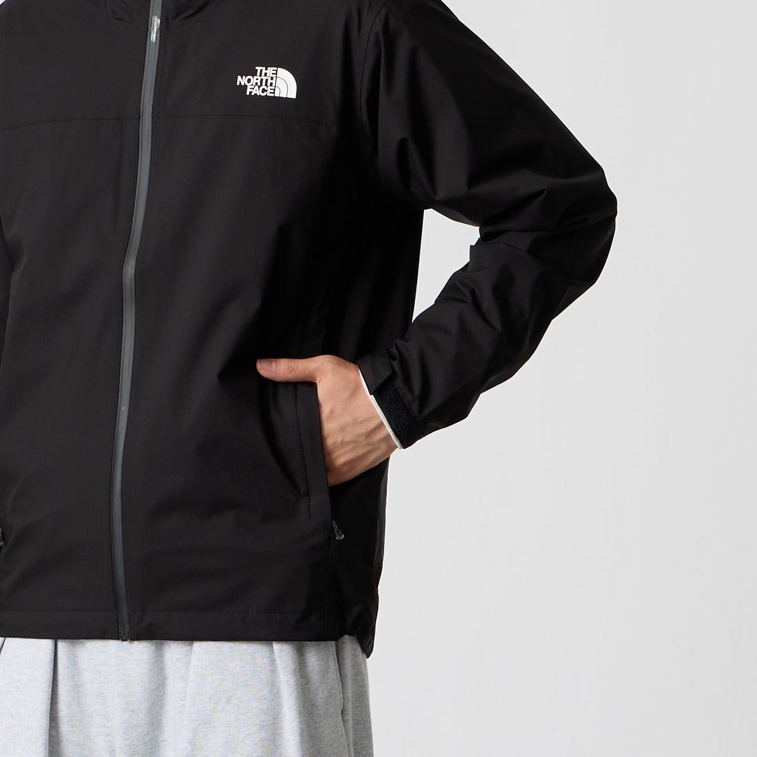 THE NORTH FACE [ザ ノースフェイス] ベンチャージャケット [NP62515] K &&モデル身長：177cm 着用サイズ：M&&ACE [ザ ノースフェイス] ベンチャージャケット [NP62515] K