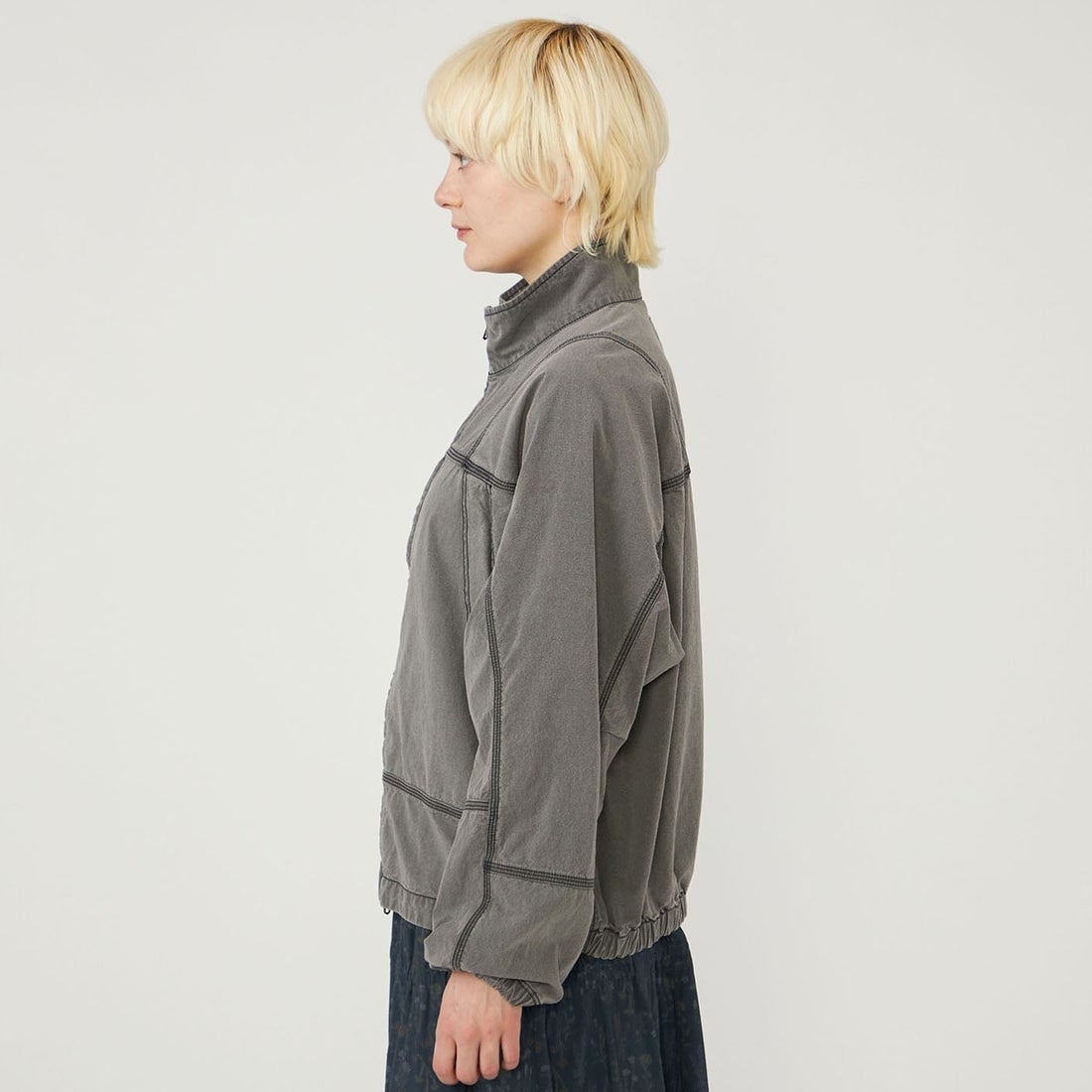 THE NORTH FACE PURPLE LABEL [ザ ノースフェイス パープルレーベル] コットンナイロンウェザー マウンテンウィンドジャケット [N26FA072] H GRAY