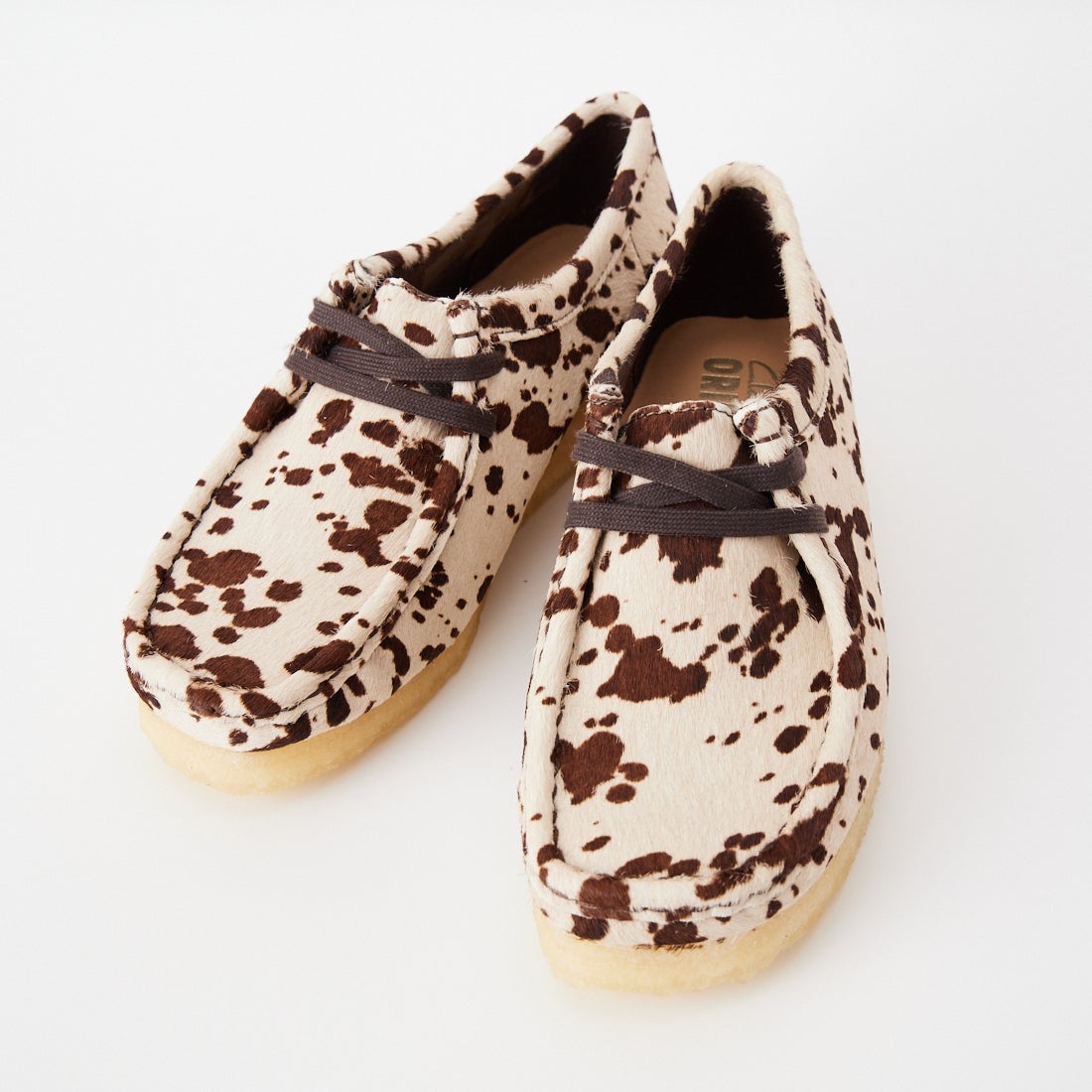 Clarks [クラークス] レディース ワラビー(カウプリント) [26328442] BROWN COW