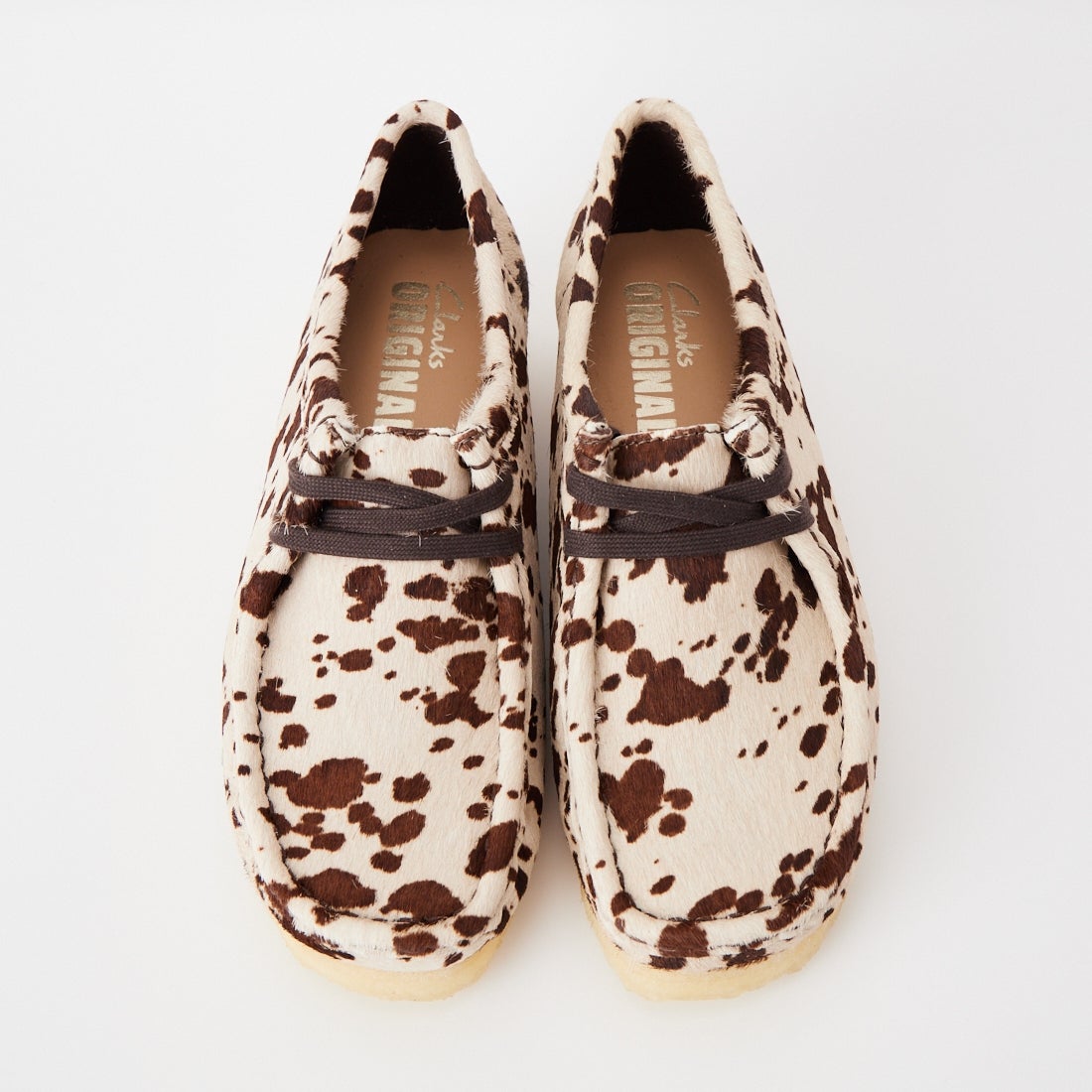 Clarks [クラークス] レディース ワラビー(カウプリント) [26328442] BROWN COW