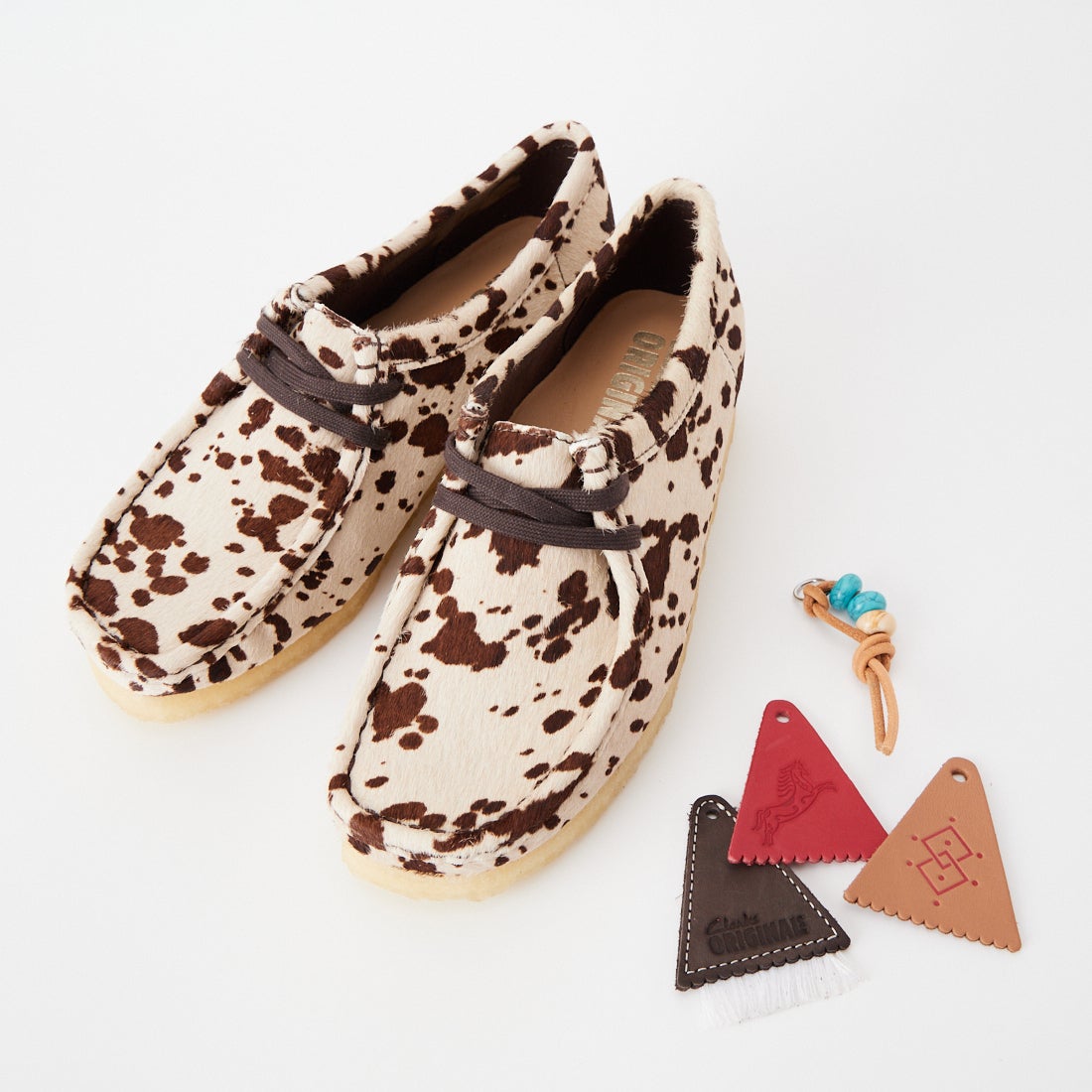 Clarks [クラークス] レディース ワラビー(カウプリント) [26328442] BROWN COW