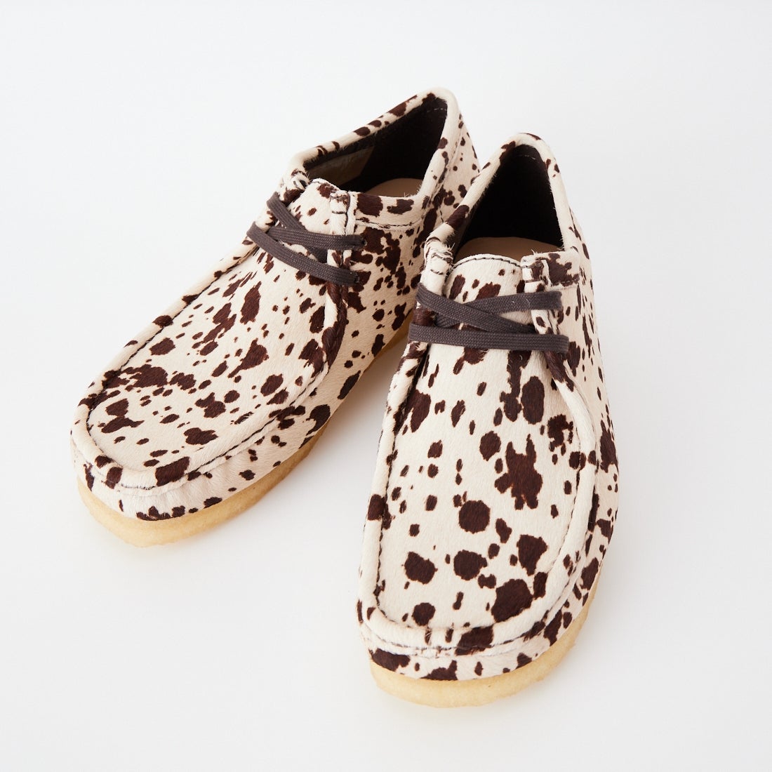 Clarks [クラークス] メンズ ワラビー(カウプリント) [26327520] BROWN COW