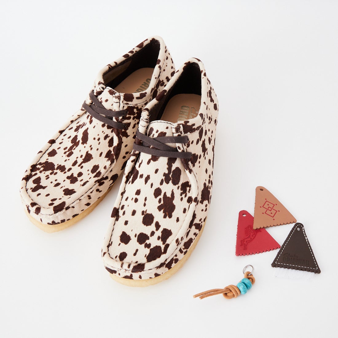 Clarks [クラークス] メンズ ワラビー(カウプリント) [26327520] BROWN COW