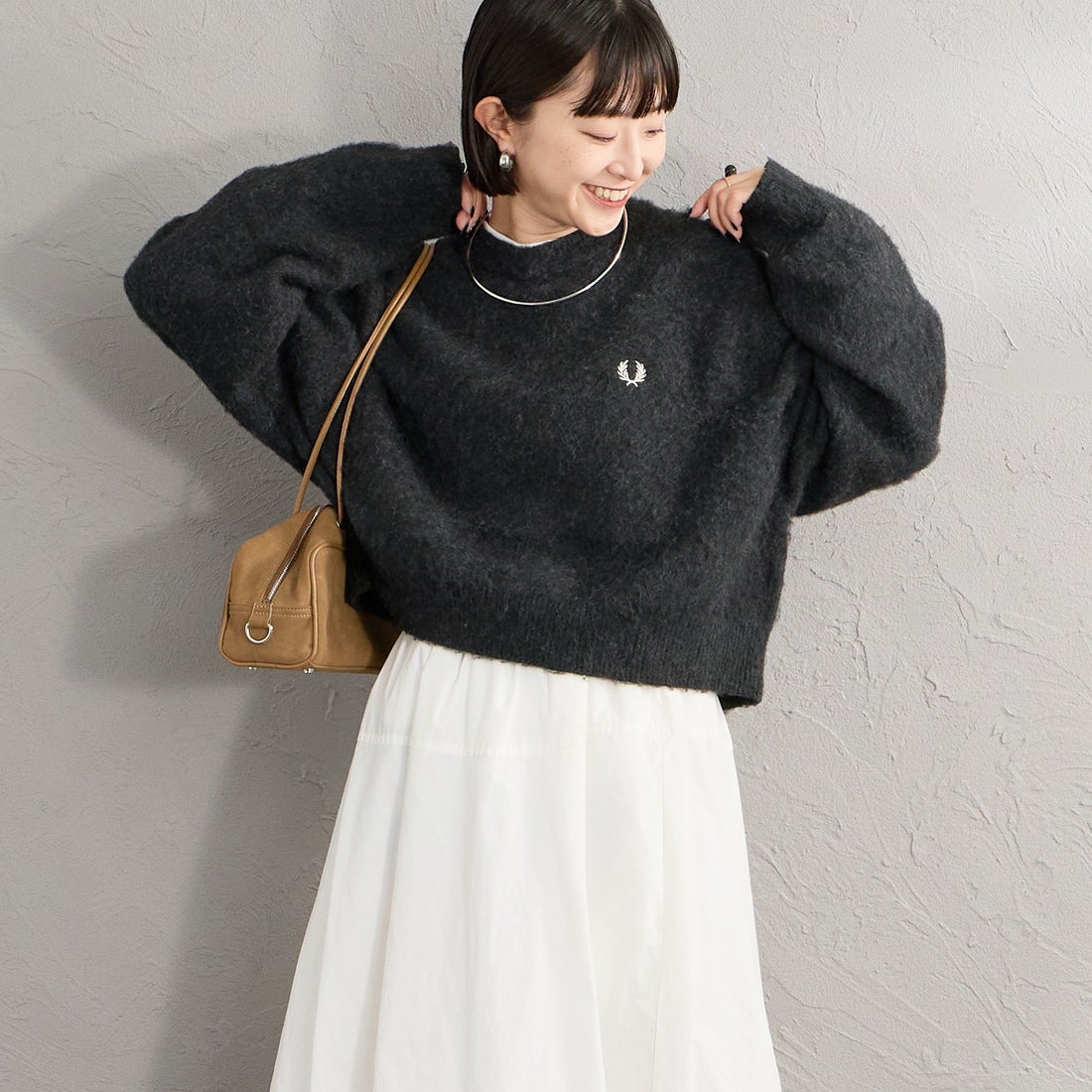 CHARCOAL&&モデル身長：150cm 着用サイズ：10&&