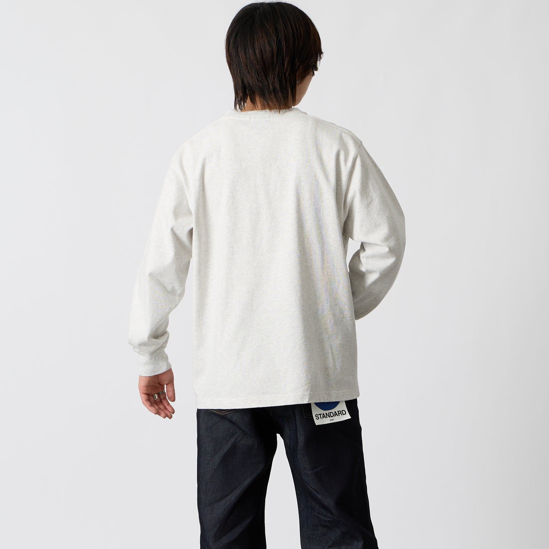 L.L.BEAN [エルエルビーン] Union ロングスリーブTシャツ [6475-5036] 19 BIRCH &&モデル身長：177cm 着用サイズ：M&&