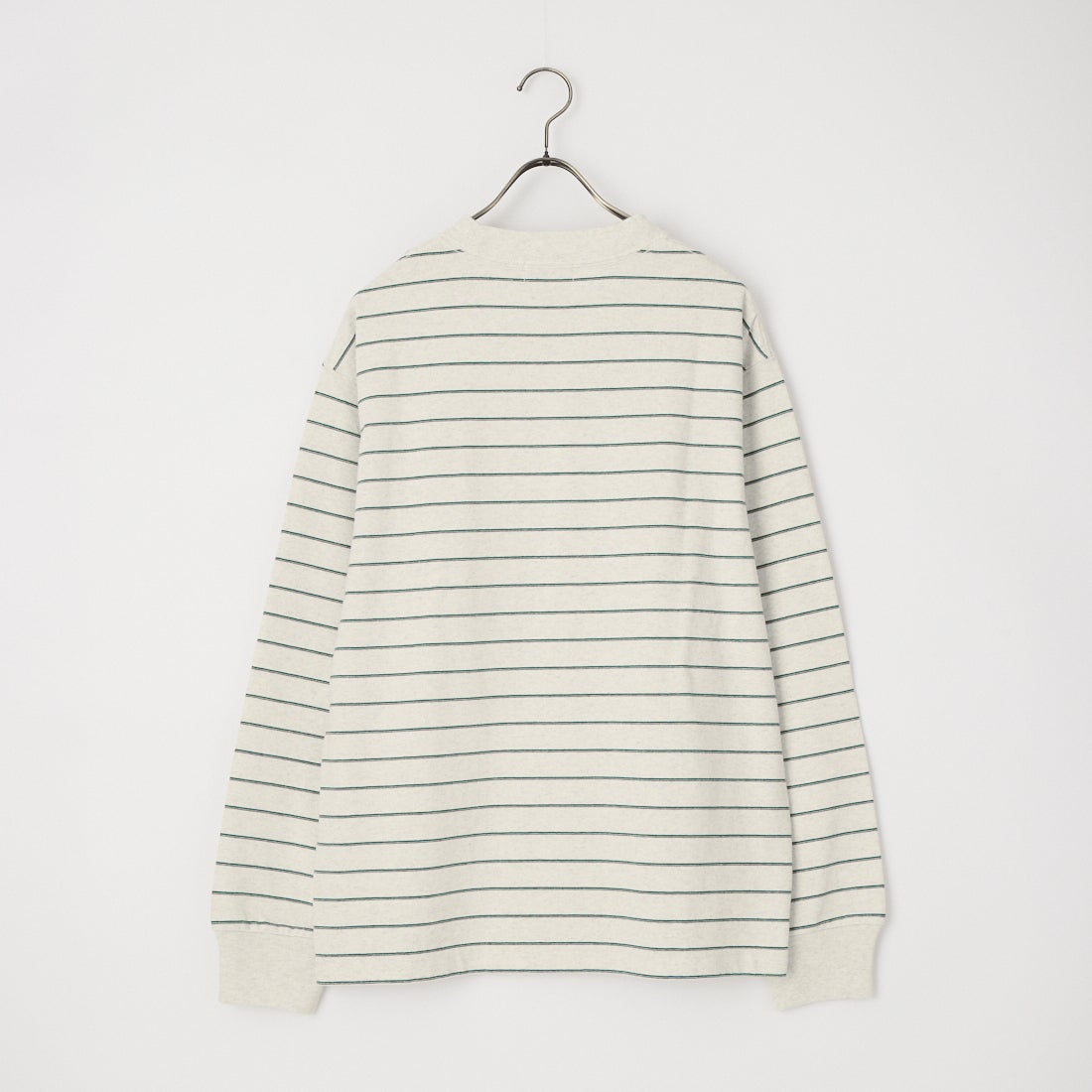 L.L.BEAN [エルエルビーン] Union ロングスリーブボーダーTシャツ [6475-5038] 90 BIR/GRA