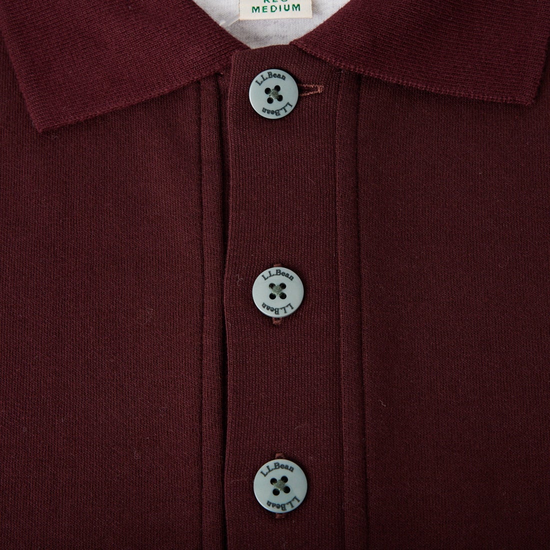 L.L.BEAN [エルエルビーン] PORTAGE ポロスウェット [6475-5142] 13 MAHOGAN