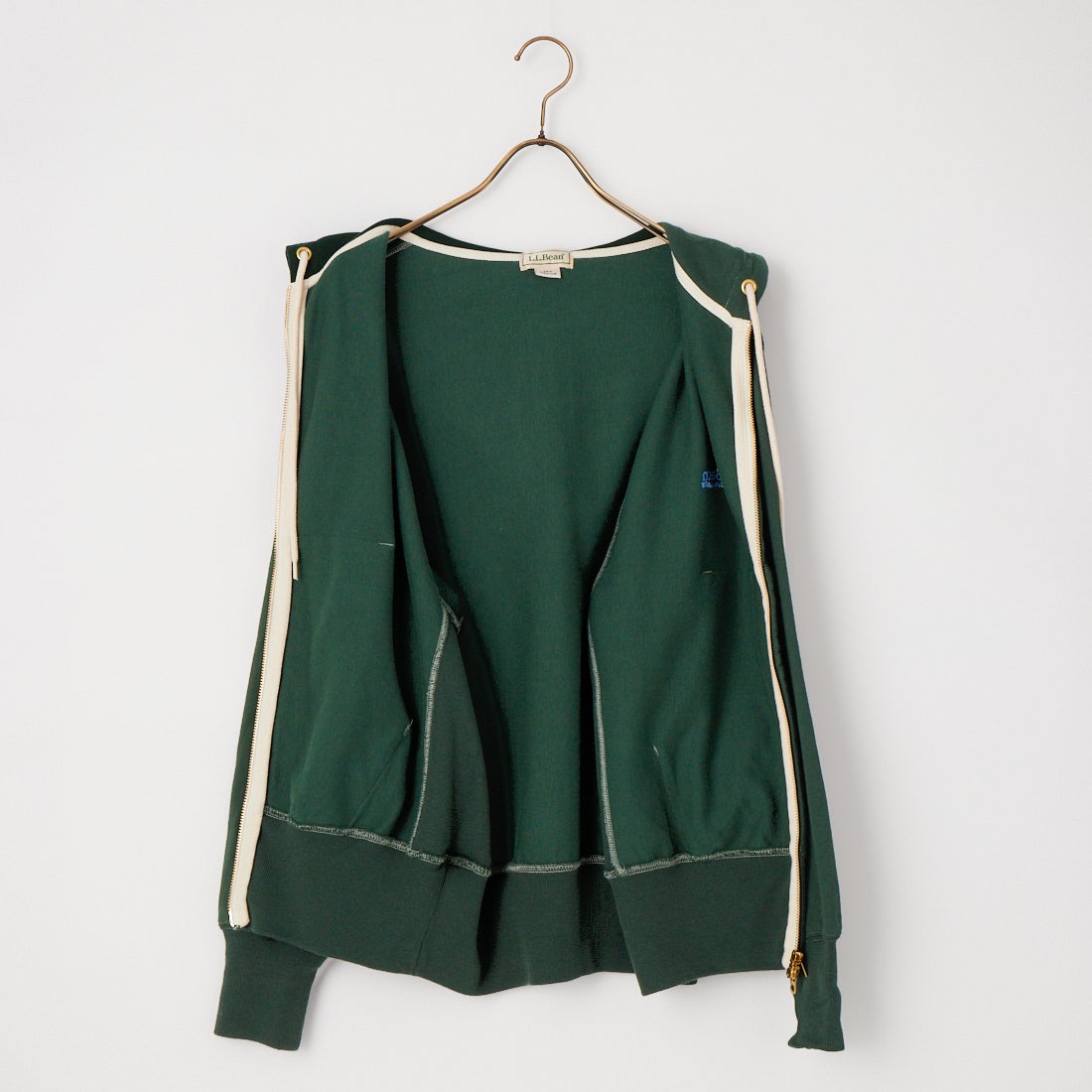 L.L.BEAN [エルエルビーン] PORTAGE フルジップフーデッドスウェット [6475-5040] 42 D.PINE