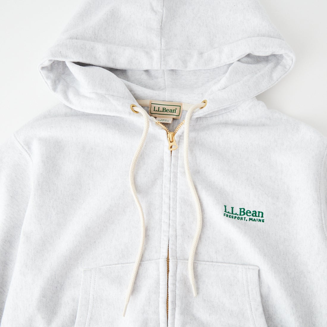 L.L.BEAN [エルエルビーン] PORTAGE フルジップフーデッドスウェット [6475-5140] 19 BIRCH