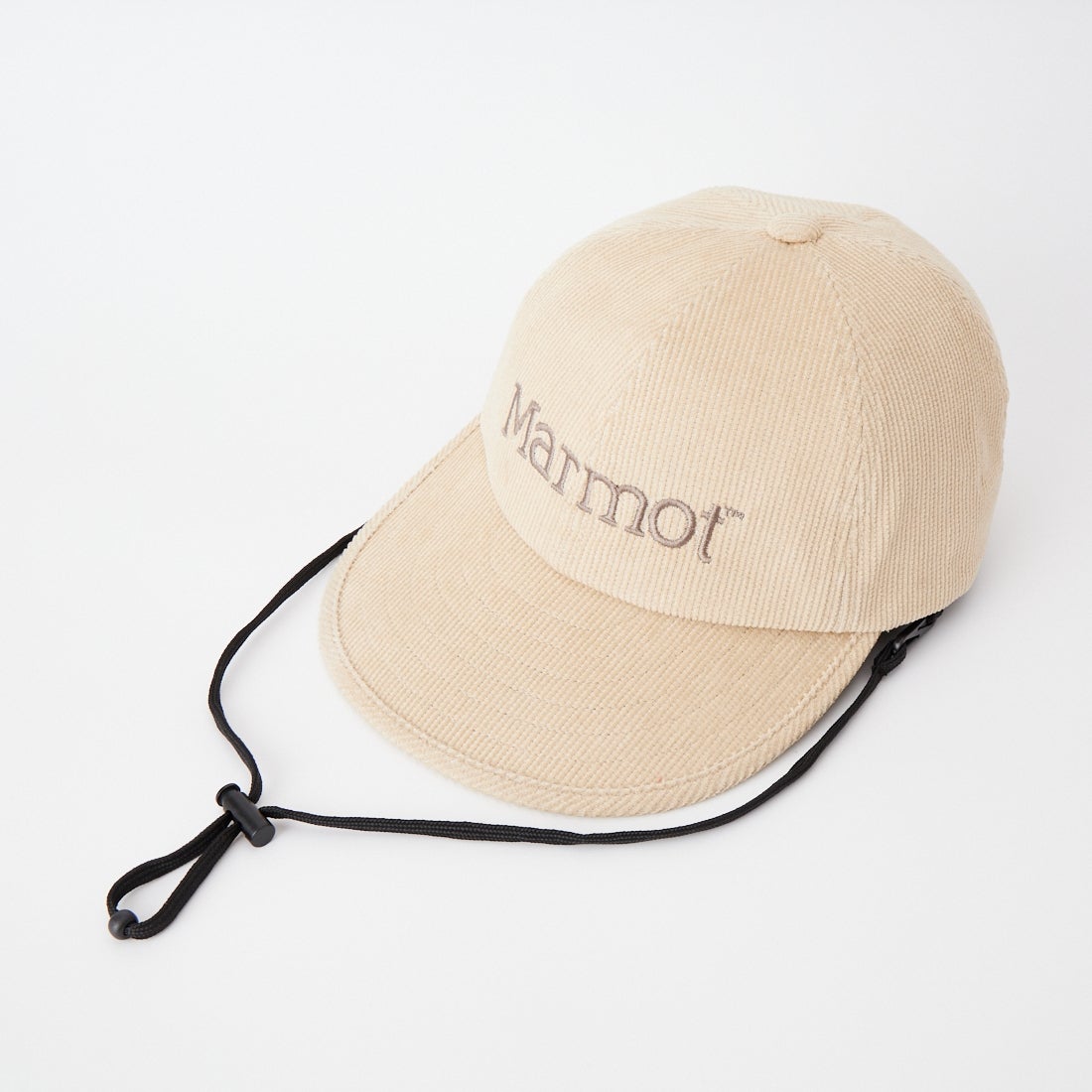 Marmot [マーモット] 別注 ブランドロゴ コーデュロイロングビルキャップ [MTFW26UHG360IN-JF] NATURAL
