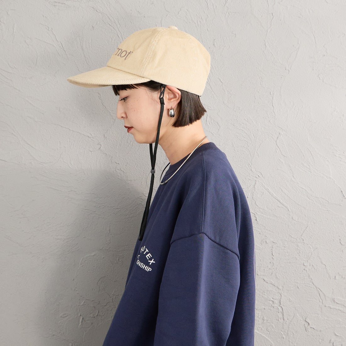 Marmot [マーモット] 別注 ブランドロゴ コーデュロイロングビルキャップ [MTFW26UHG360IN-JF] NATURAL