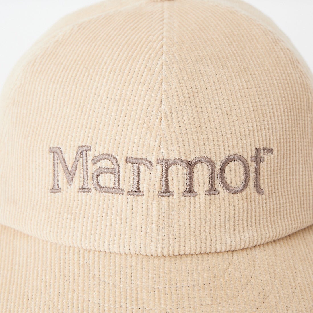 Marmot [マーモット] 別注 ブランドロゴ コーデュロイロングビルキャップ [MTFW26UHG360IN-JF] NATURAL