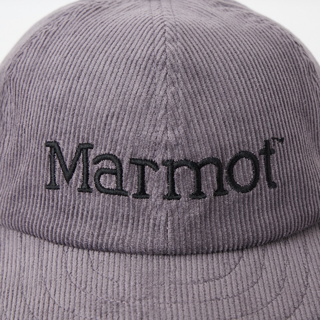 Marmot [マーモット] 別注 ブランドロゴ コーデュロイロングビルキャップ [MTFW26UHG360IN-JF] CHARCOAL