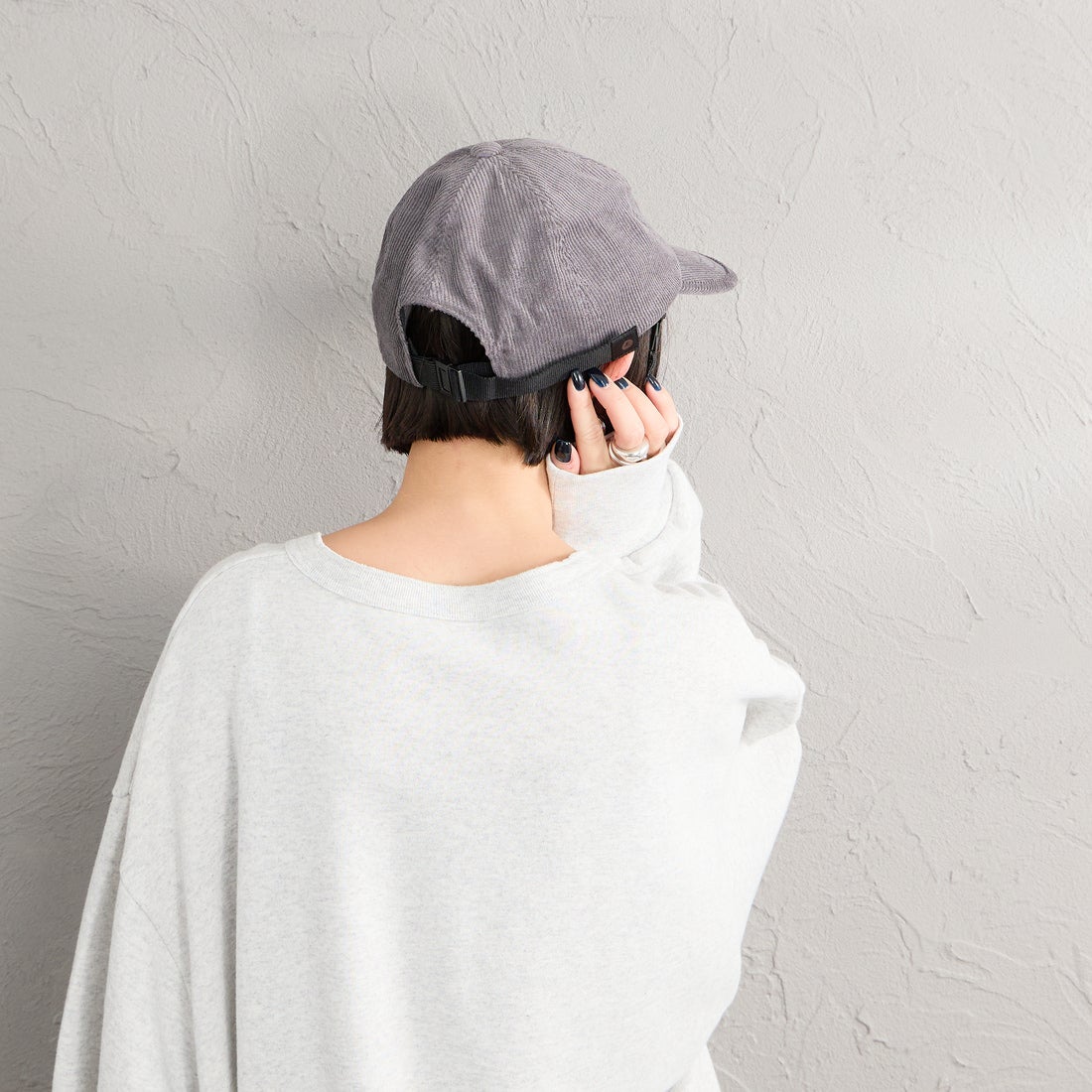 Marmot [マーモット] 別注 ブランドロゴ コーデュロイロングビルキャップ [MTFW26UHG360IN-JF] CHARCOAL
