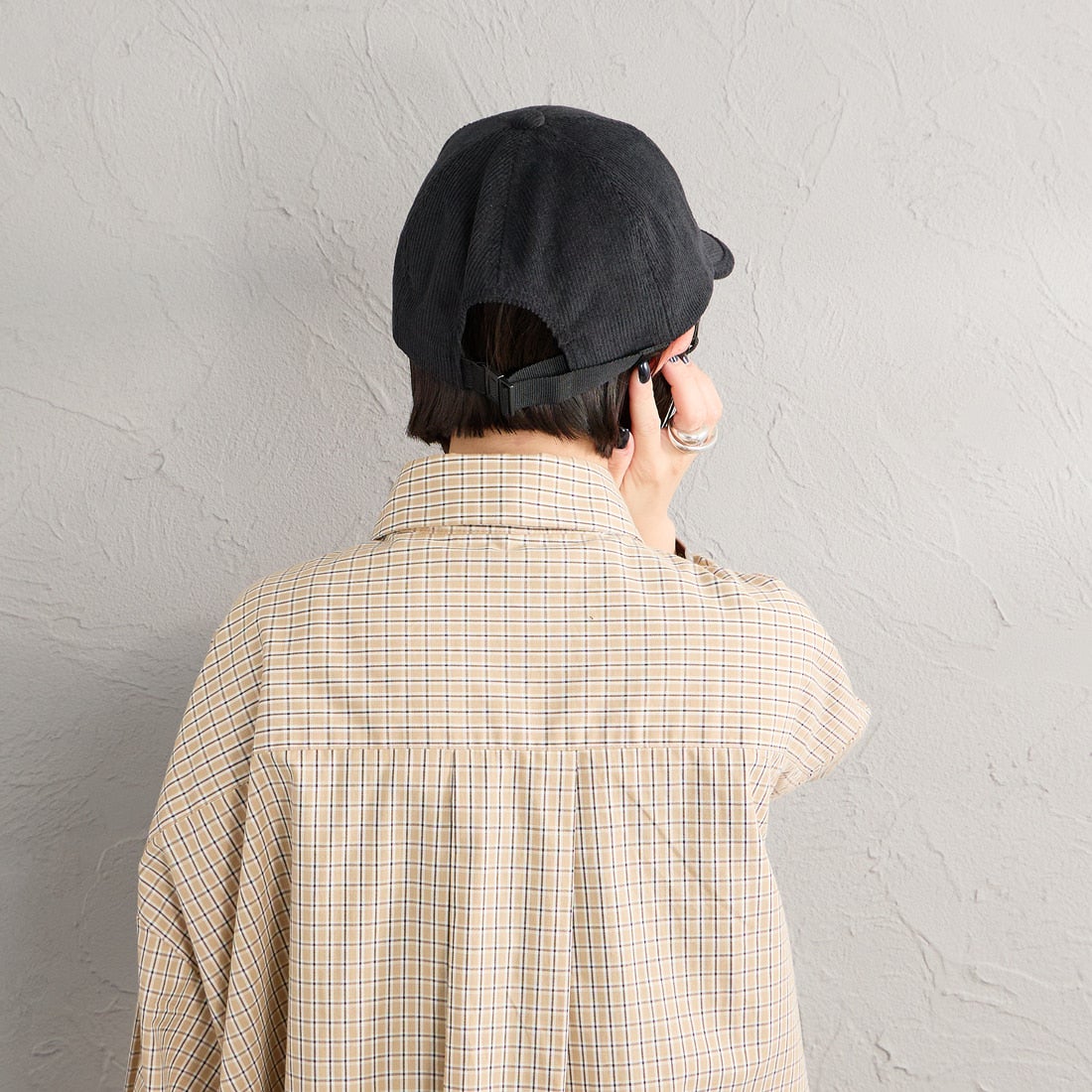 Marmot [マーモット] 別注 ブランドロゴ コーデュロイロングビルキャップ [MTFW26UHG360IN-JF] BLACK