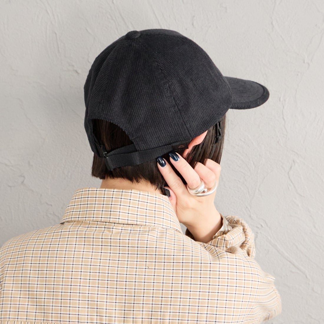 Marmot [マーモット] 別注 ブランドロゴ コーデュロイロングビルキャップ [MTFW26UHG360IN-JF] BLACK