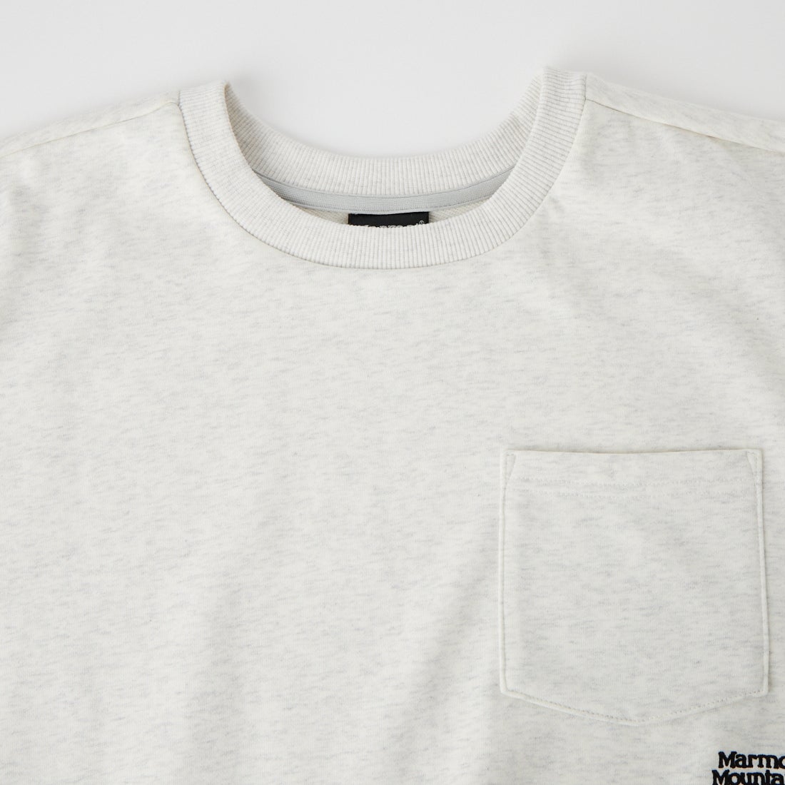 Marmot [マーモット] 別注 ワンポイントロゴ刺繍 ポケットスウェット [MTFW26USW331IN-JF] ASH GRAY