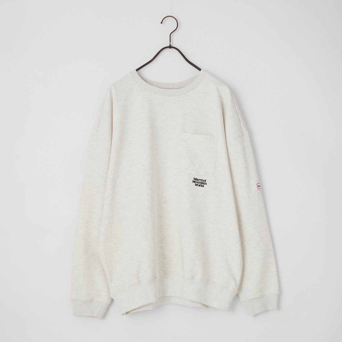 Marmot [マーモット] 別注 ワンポイントロゴ刺繍 ポケットスウェット [MTFW26USW331IN-JF] ASH GRAY