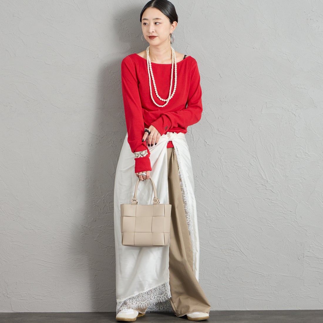 CACHELLIE [カシェリエ] PUメッシュ4WAYトートバッグ [C8916] BEIGE