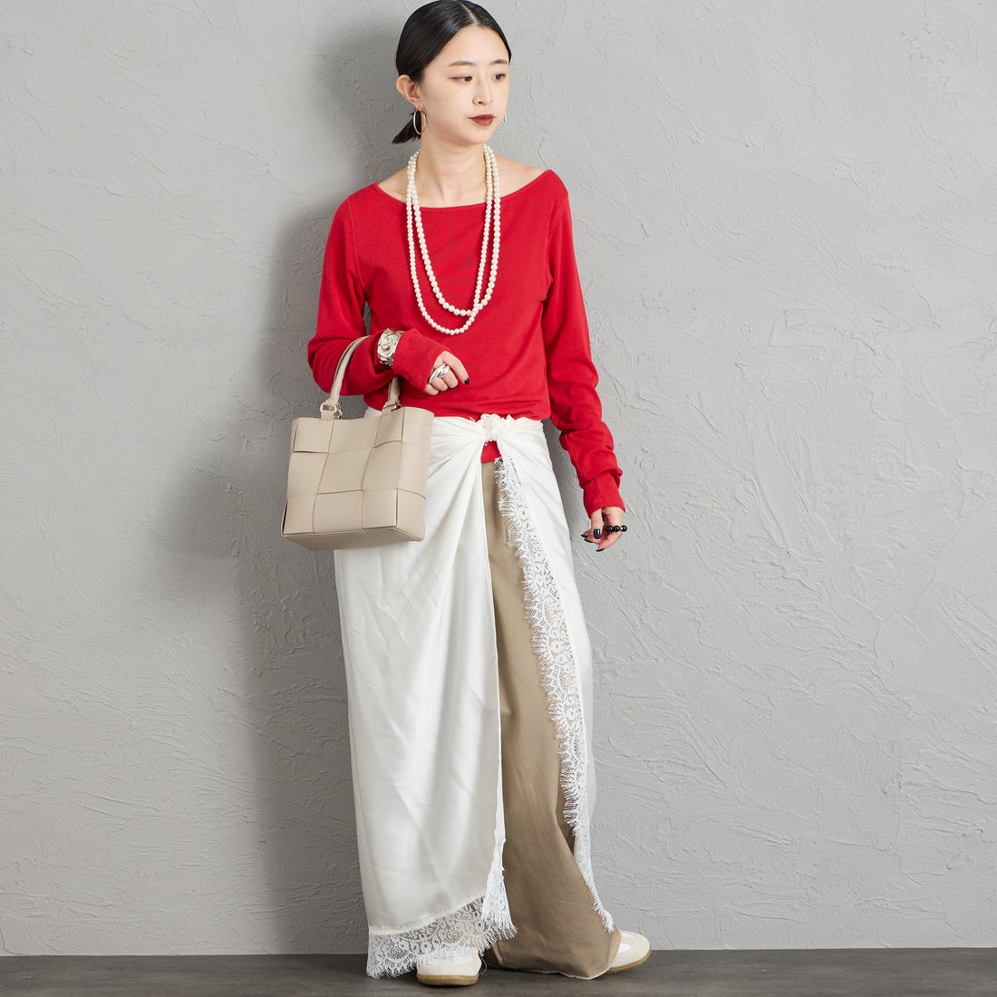 CACHELLIE [カシェリエ] PUメッシュ4WAYトートバッグ [C8916] BEIGE