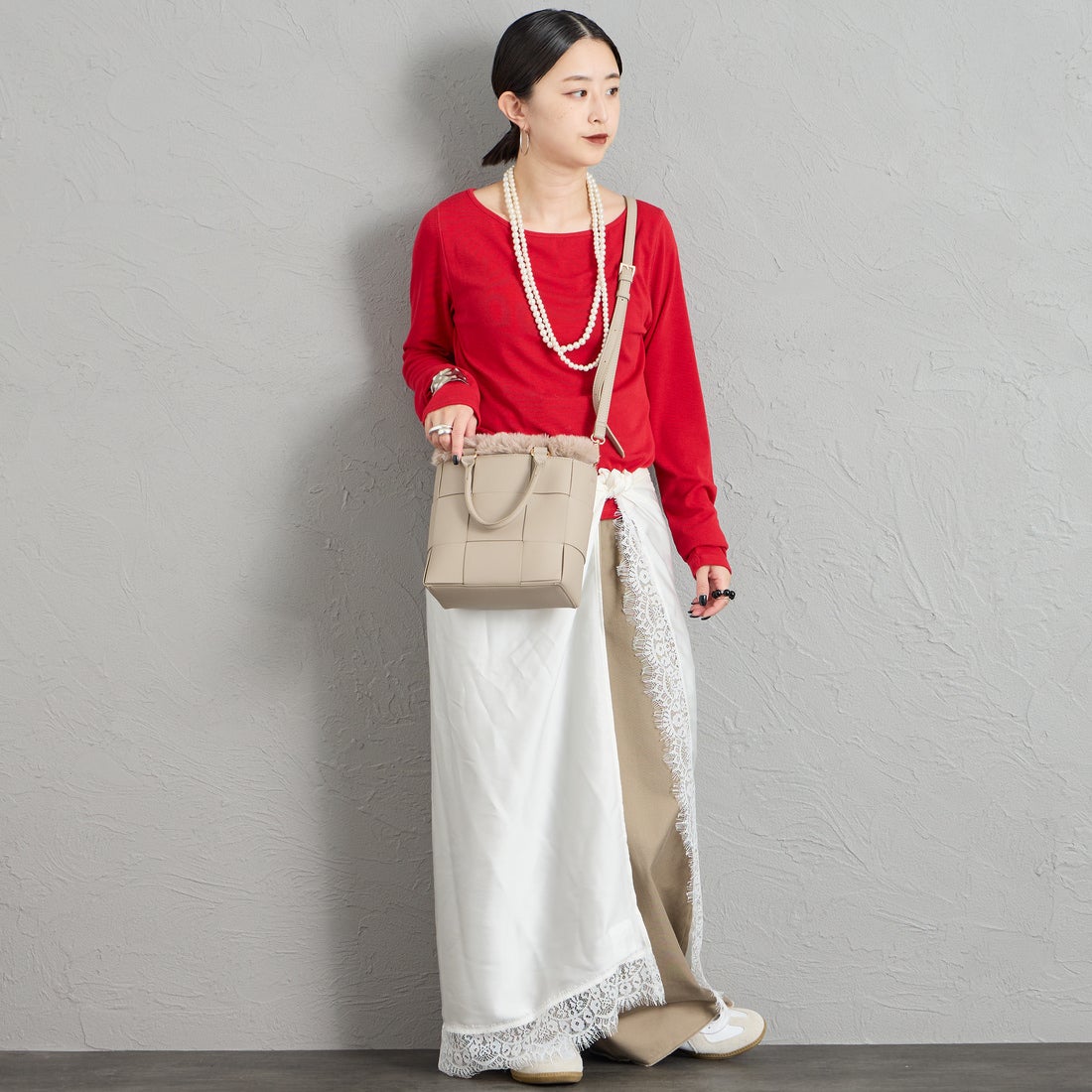 CACHELLIE [カシェリエ] PUメッシュ4WAYトートバッグ [C8916] BEIGE