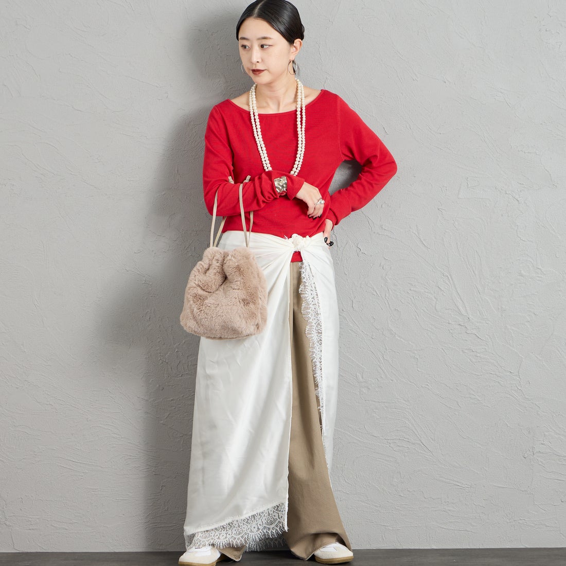 CACHELLIE [カシェリエ] PUメッシュ4WAYトートバッグ [C8916] BEIGE