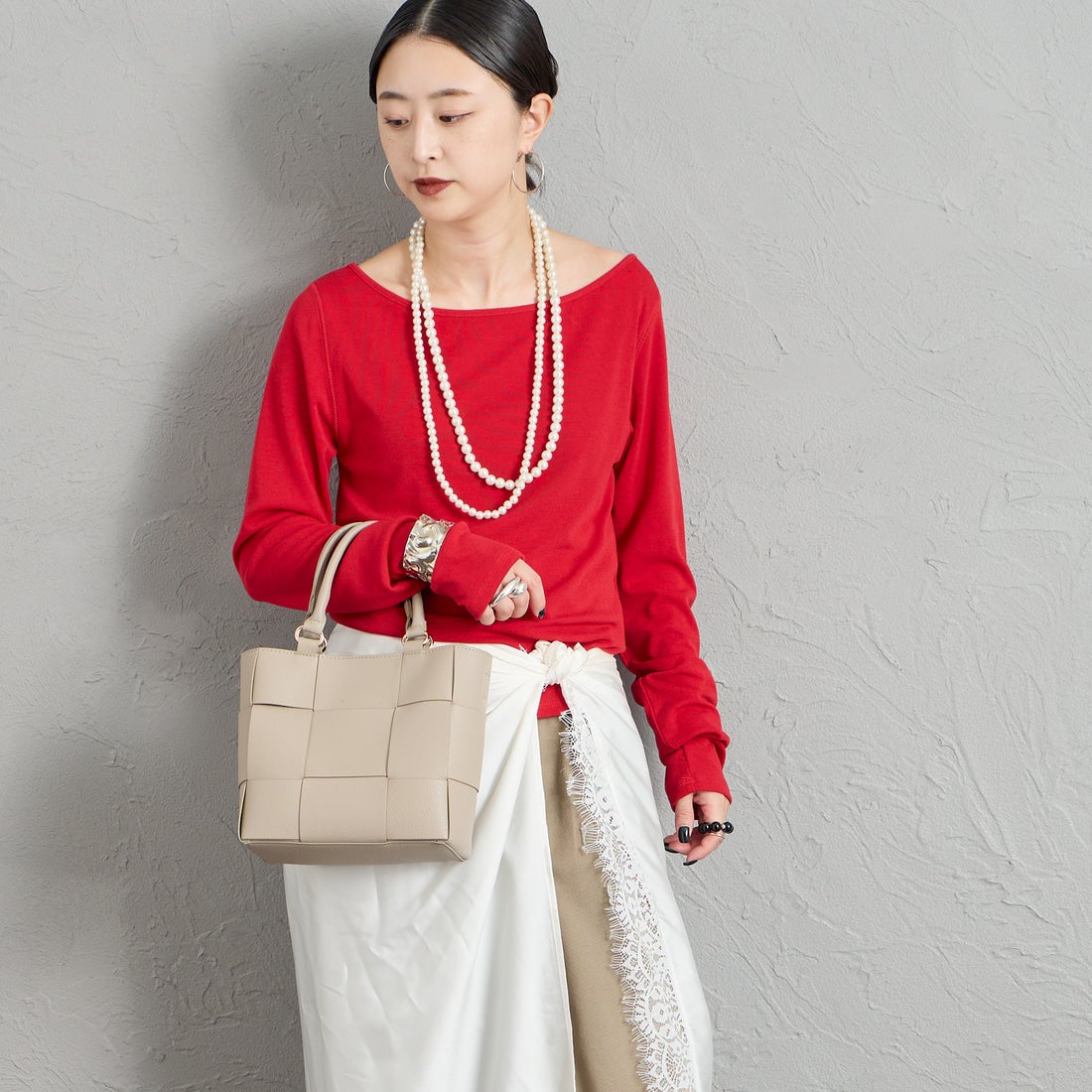 CACHELLIE [カシェリエ] PUメッシュ4WAYトートバッグ [C8916] BEIGE