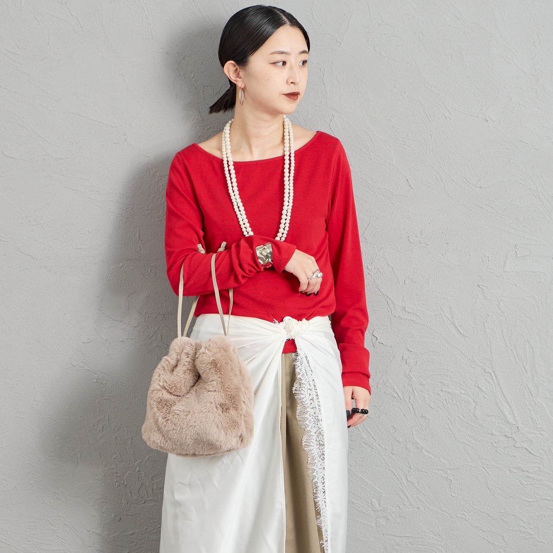 CACHELLIE [カシェリエ] PUメッシュ4WAYトートバッグ [C8916] BEIGE